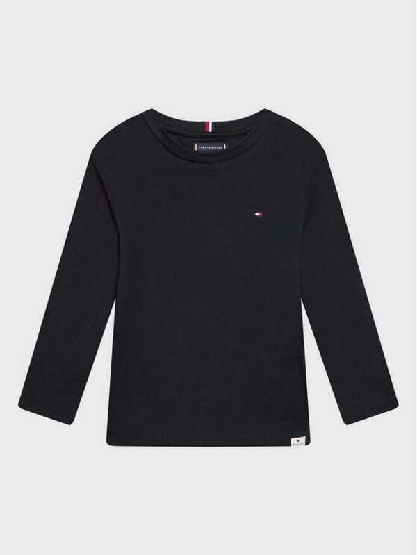 Tommy Hilfiger Tommy Hilfiger Блуза Essential KB0KB07803 M Черен Regular Fit