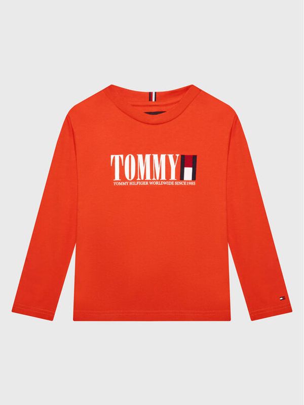 Tommy Hilfiger Tommy Hilfiger Блуза Graphic KB0KB07887 D Оранжев Regular Fit