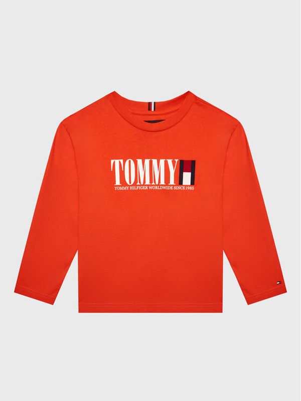 Tommy Hilfiger Tommy Hilfiger Блуза Graphic KB0KB07887 M Червен Regular Fit