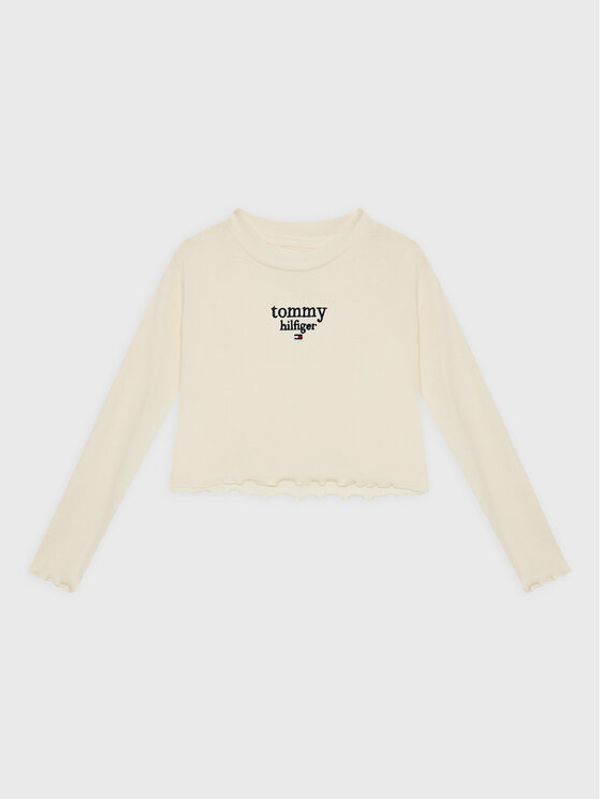 Tommy Hilfiger Tommy Hilfiger Блуза Graphic KG0KG06894 Бежов Slim Fit