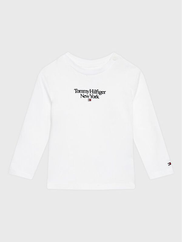Tommy Hilfiger Tommy Hilfiger Блуза Graphic KN0KN01570 Бял Regular Fit