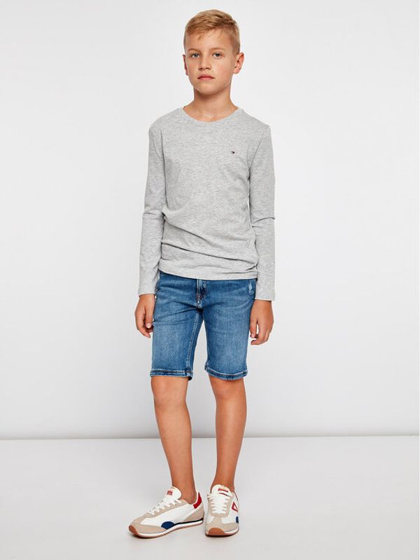 Tommy Hilfiger Tommy Hilfiger Блуза KB0KB04141 S Сив Regular Fit