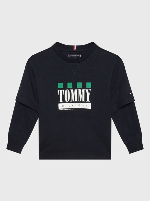Tommy Hilfiger Tommy Hilfiger Блуза KB0KB07793 M Тъмносин Regular Fit