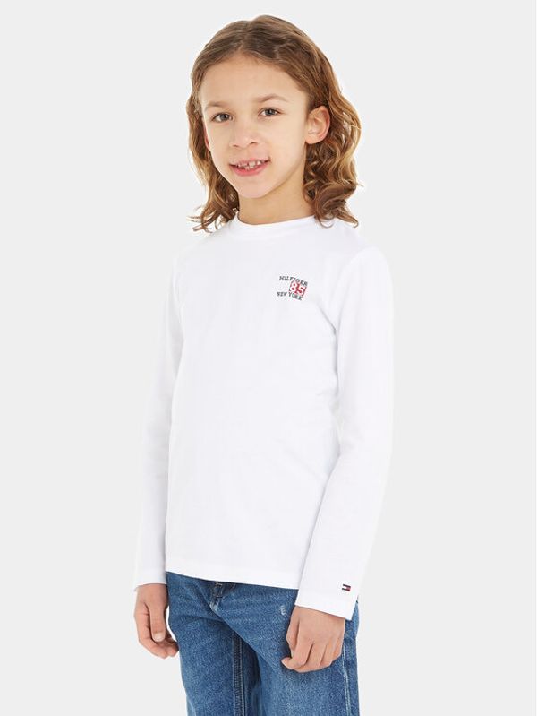 Tommy Hilfiger Tommy Hilfiger Блуза KB0KB08627 M Бял Regular Fit