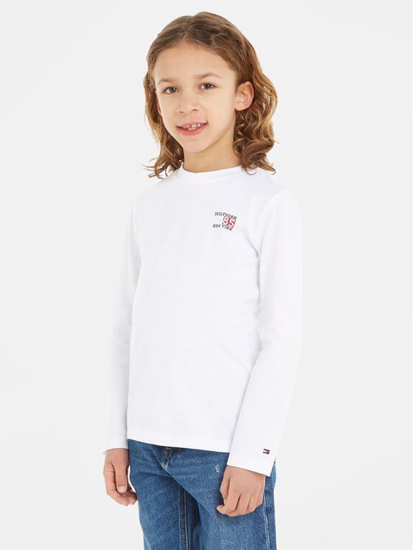 Tommy Hilfiger Tommy Hilfiger Блуза KB0KB08627 S Бял Regular Fit