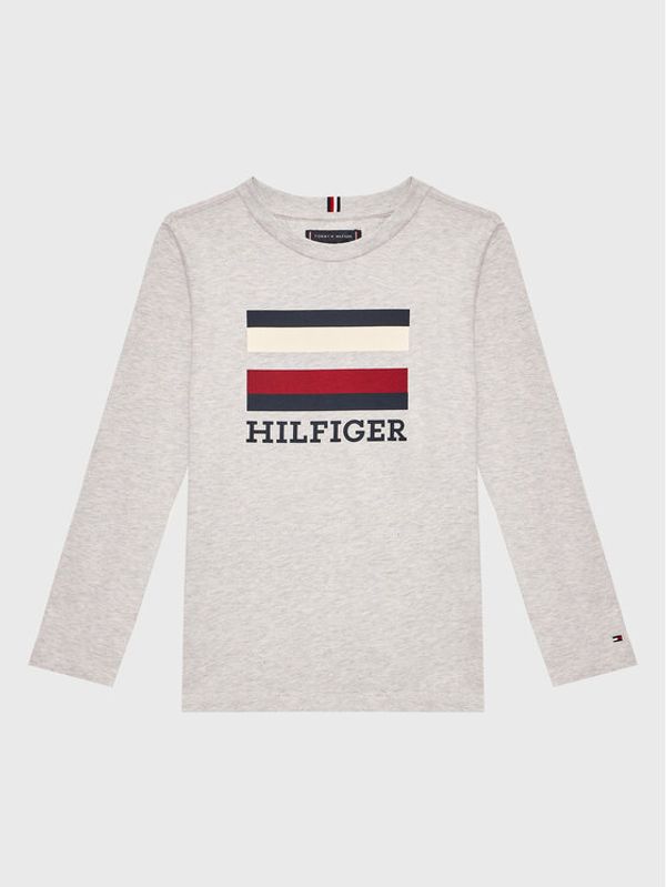 Tommy Hilfiger Tommy Hilfiger Блуза Logo KB0KB08331 D Сив Regular Fit