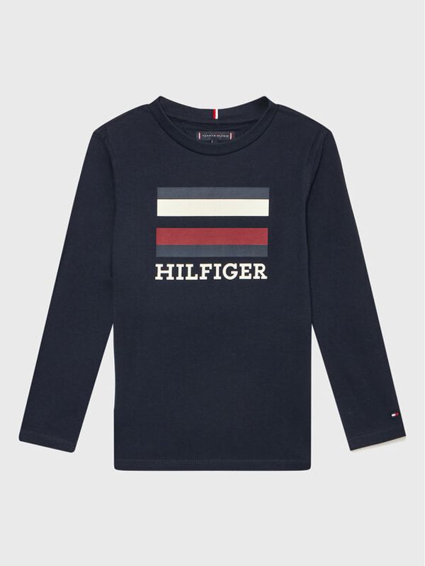 Tommy Hilfiger Tommy Hilfiger Блуза Th Logo KB0KB08331 D Тъмносин Regular Fit