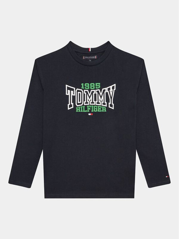 Tommy Hilfiger Tommy Hilfiger Блуза Varisty KB0KB08429 M Тъмносин Regular Fit
