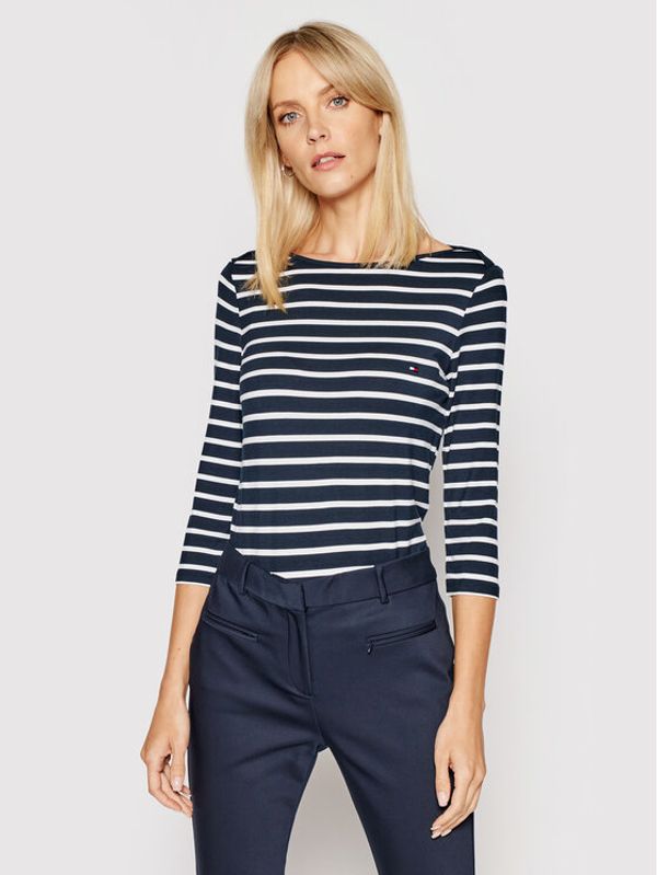 Tommy Hilfiger Tommy Hilfiger Блуза WW0WW22042 Тъмносин Regular Fit