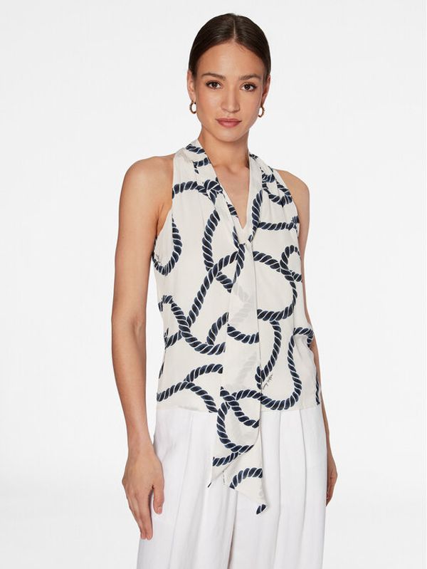 Tommy Hilfiger Tommy Hilfiger Блуза WW0WW38736 Бял Regular Fit