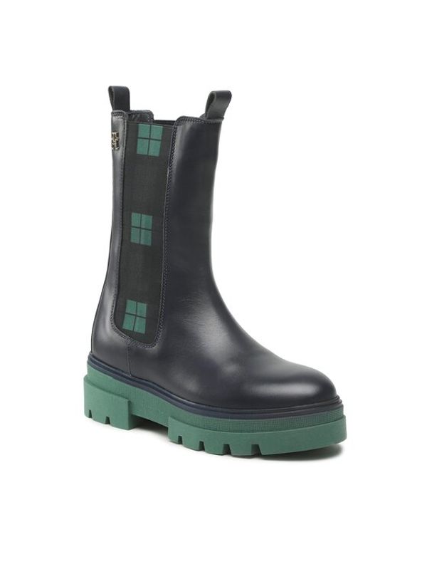 Tommy Hilfiger Tommy Hilfiger Боти тип челси Monochromatic Chelsea Boot Cb FW0FW06900 Тъмносин