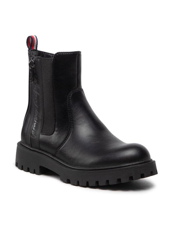 Tommy Hilfiger Tommy Hilfiger Ботуши Cheksea Boot T3A5-32390-1355 Черен