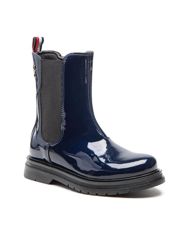 Tommy Hilfiger Tommy Hilfiger Ботуши Chelsea Boot T4A5-32408-0775 M Тъмносин
