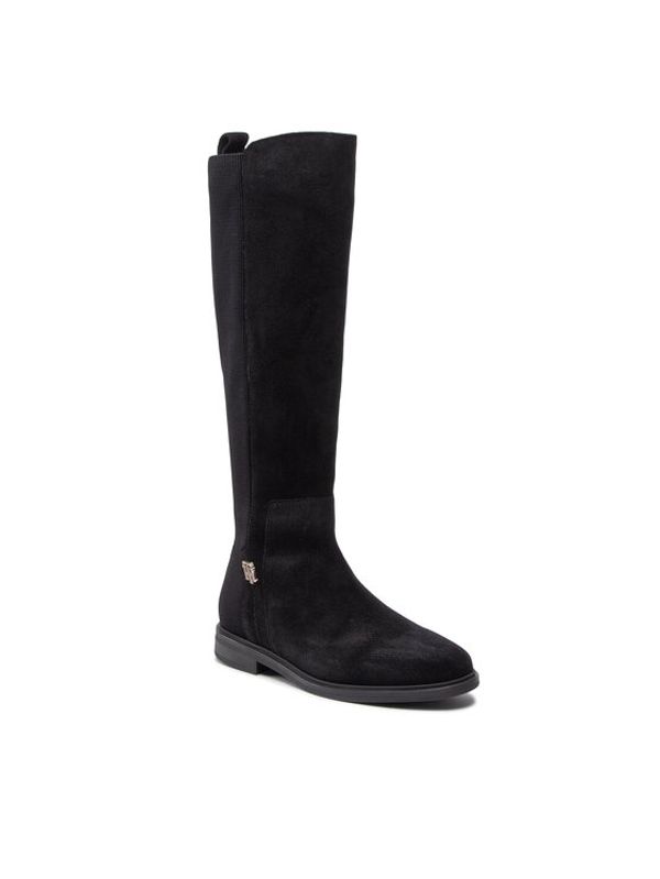 Tommy Hilfiger Tommy Hilfiger Ботуши Th Essentials Longboot FW0FW07050 Черен
