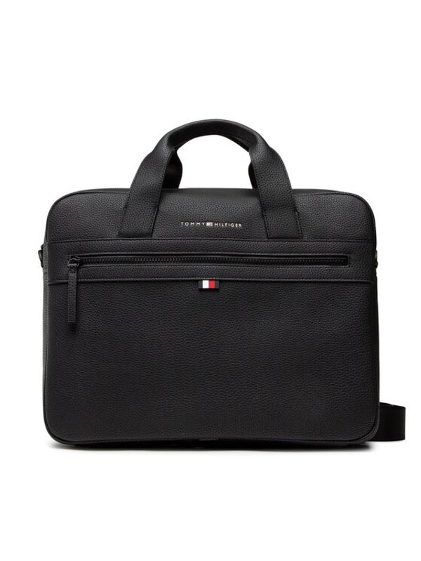 Tommy Hilfiger Tommy Hilfiger Чанта за лаптоп Essential Pu Computer Bag AM0AM09507 Черен