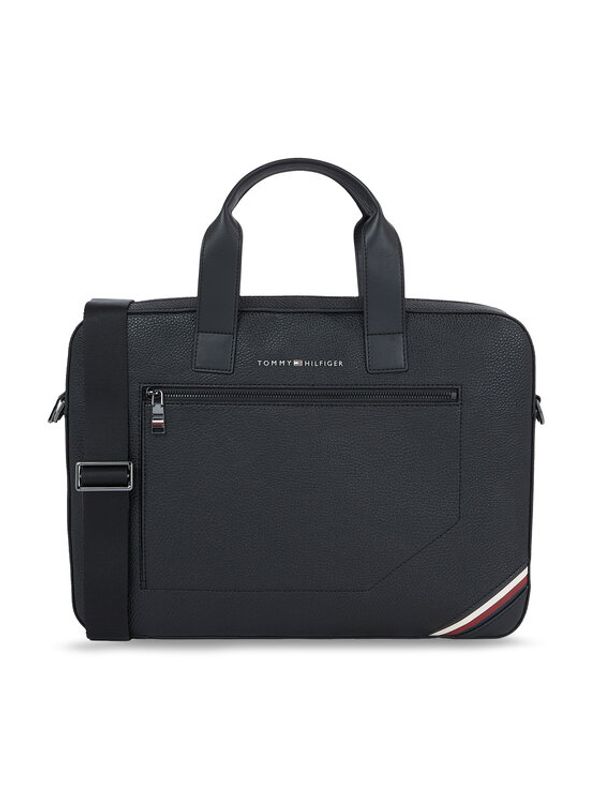 Tommy Hilfiger Tommy Hilfiger Чанта за лаптоп Th Central Slim Computer Bag AM0AM11579 Черен