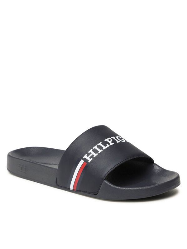 Tommy Hilfiger Tommy Hilfiger Чехли Corporate Flag Pool Slide FM0FM04613 Тъмносин