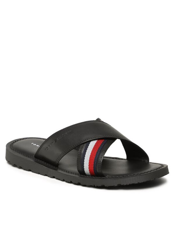 Tommy Hilfiger Tommy Hilfiger Чехли Criss Cross Sandal FM0FM04457 Черен