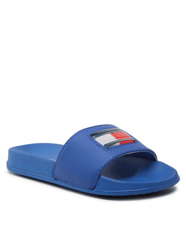 Tommy Hilfiger Tommy Hilfiger Чехли Flag Pool Slide T3B0-32930-1172 M Син