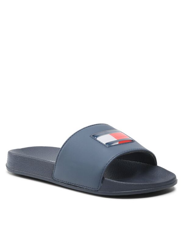Tommy Hilfiger Tommy Hilfiger Чехли Flag Pool Slide T3B0-32930-1172 S Тъмносин