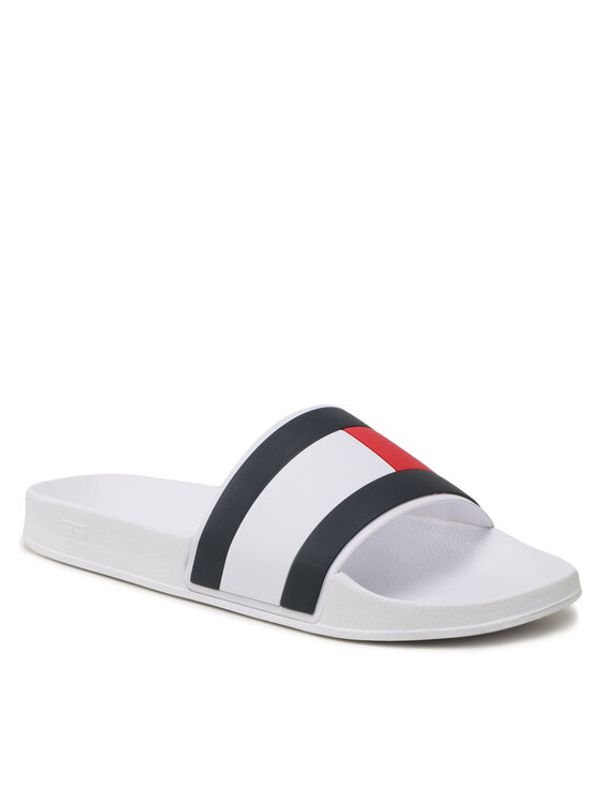 Tommy Hilfiger Tommy Hilfiger Чехли Rubber Th Flag Pool Slide FM0FM04236 Бял