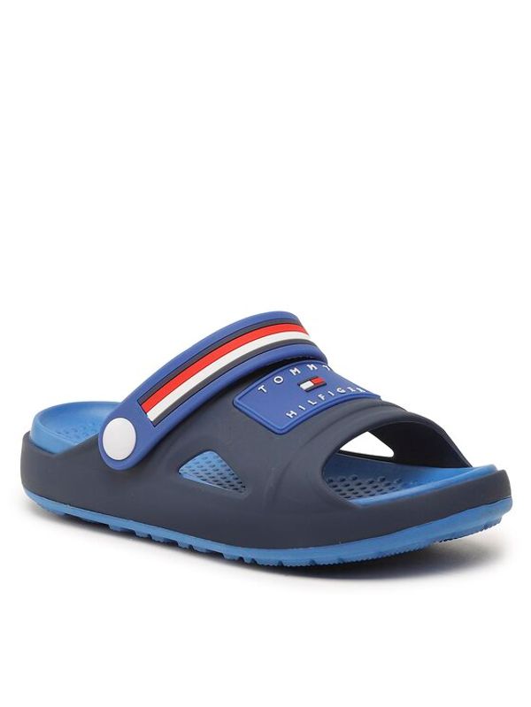 Tommy Hilfiger Tommy Hilfiger Чехли Stripes Comfy Sandal T3X2-32914-0083 S Тъмносин