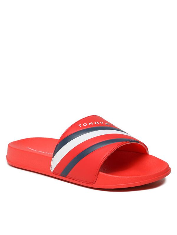 Tommy Hilfiger Tommy Hilfiger Чехли Stripes Pool Slide T3B0-32932-1172 S Червен