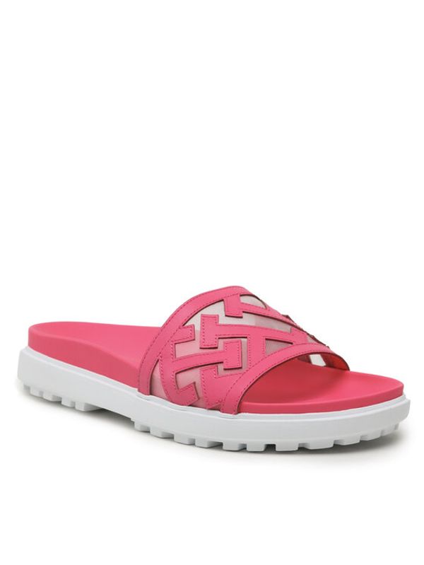 Tommy Hilfiger Tommy Hilfiger Чехли Th Elevated Flat Sandal FW0FW07407 Розов