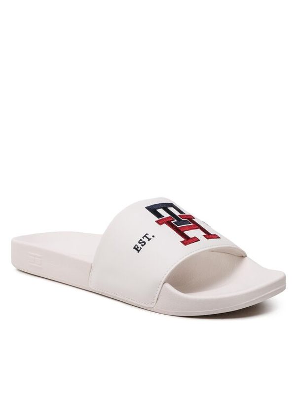 Tommy Hilfiger Tommy Hilfiger Чехли Th Embroidery Pool Slide FM0FM04465 Бял