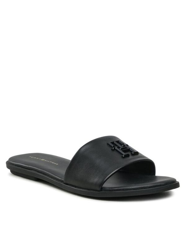 Tommy Hilfiger Tommy Hilfiger Чехли Th Pop Mule FW0FW07097 Черен