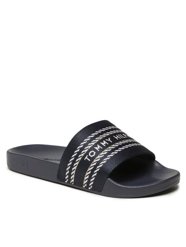 Tommy Hilfiger Tommy Hilfiger Чехли Webbing Slide FW0FW07153 Тъмносин