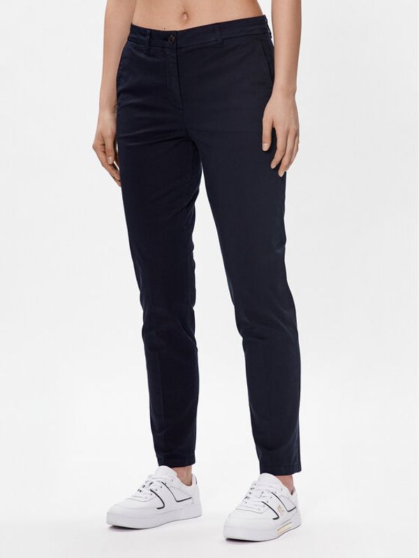 Tommy Hilfiger Tommy Hilfiger Чино панталони WW0WW37763 Тъмносин Slim Fit