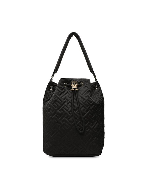 Tommy Hilfiger Tommy Hilfiger Дамска чанта Flow Bucket AW0AW14378 Черен