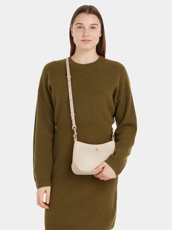 Tommy Hilfiger Tommy Hilfiger Дамска чанта Hilfiger Staple Crossover AW0AW15196 Бежов