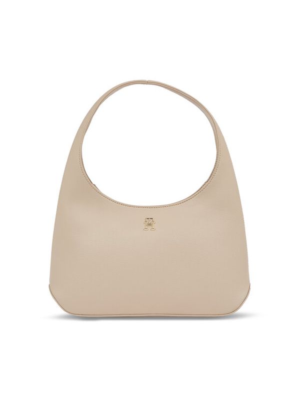 Tommy Hilfiger Tommy Hilfiger Дамска чанта Hilfiger Staple Shoulder Bag AW0AW15252 Бежов