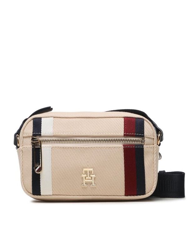 Tommy Hilfiger Tommy Hilfiger Дамска чанта Iconic Tommy Camera Bag Corp AW0AW15156 Бежов