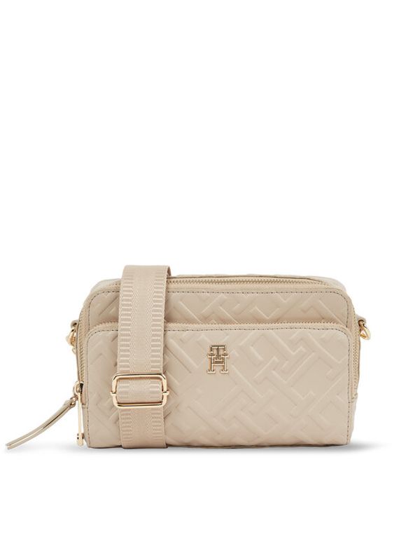 Tommy Hilfiger Tommy Hilfiger Дамска чанта Iconic Tommy Camera Bag Mono AW0AW15208 Бежов