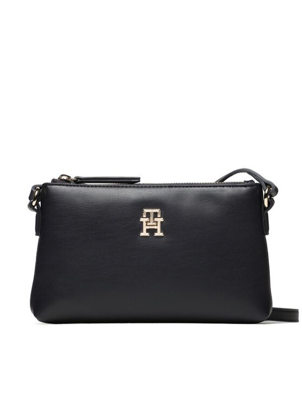 Tommy Hilfiger Tommy Hilfiger Дамска чанта Iconic Tommy Crossover AW0AW15087 Тъмносин