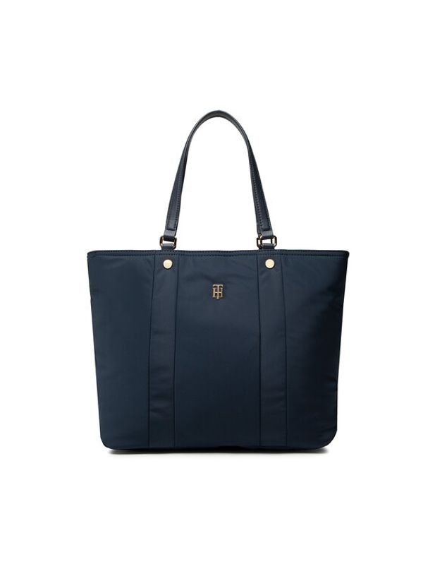 Tommy Hilfiger Tommy Hilfiger Дамска чанта My Tommy Tote AW0AW11998 Тъмносин