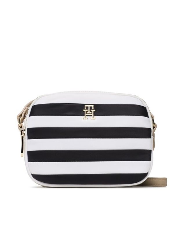 Tommy Hilfiger Tommy Hilfiger Дамска чанта Poppy Crossover Stripes AW0AW14771 Бял