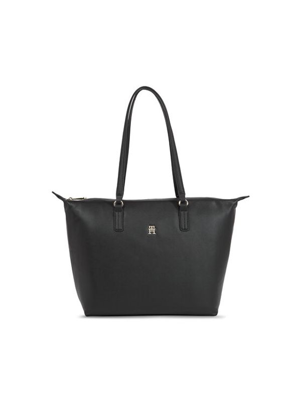 Tommy Hilfiger Tommy Hilfiger Дамска чанта Poppy Plus Tote AW0AW15856 Черен