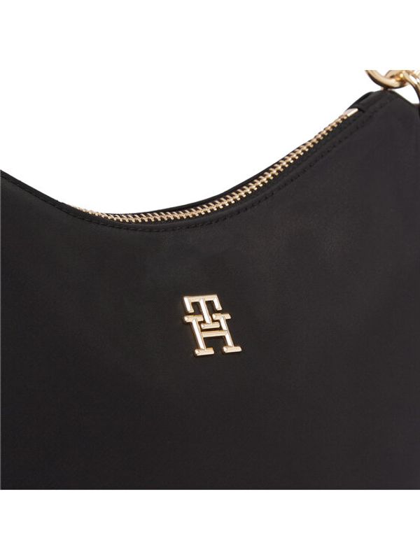 Tommy Hilfiger Tommy Hilfiger Дамска чанта Poppy Shoulder Bag AW0AW15215 Черен