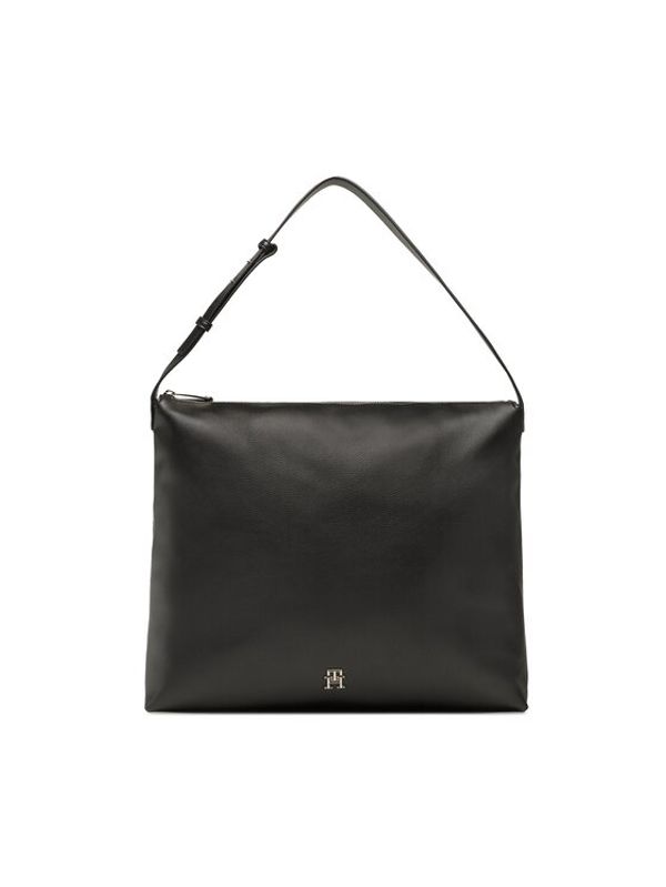Tommy Hilfiger Tommy Hilfiger Дамска чанта Th Casual Hobo AW0AW14508 Черен