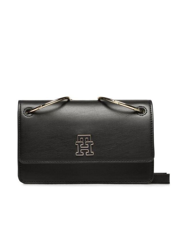 Tommy Hilfiger Tommy Hilfiger Дамска чанта Th Chic Crossover AW0AW14863 Черен