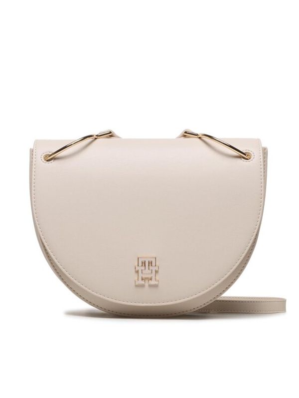 Tommy Hilfiger Tommy Hilfiger Дамска чанта Th Chic Saddle Bag AW0AW14862 Бежов