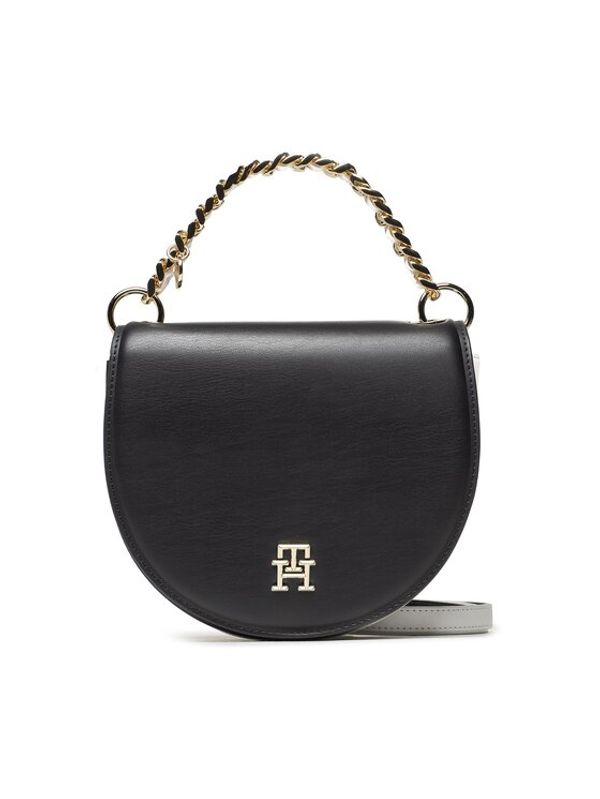 Tommy Hilfiger Tommy Hilfiger Дамска чанта Th Chic Saddle Bag Cb AW0AW14492 Тъмносин