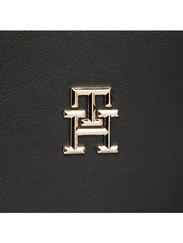 Tommy Hilfiger Tommy Hilfiger Дамска чанта Th Chic Tote AW0AW14179 Черен