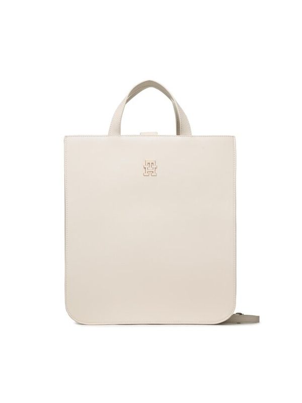 Tommy Hilfiger Tommy Hilfiger Дамска чанта Th Chic Tote AW0AW15083 Бежов