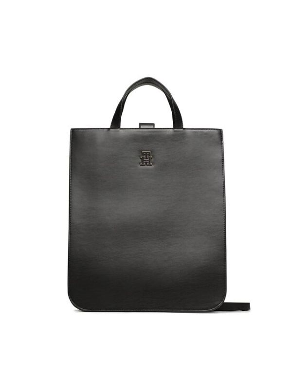 Tommy Hilfiger Tommy Hilfiger Дамска чанта Th Chic Tote AW0AW15083 Черен