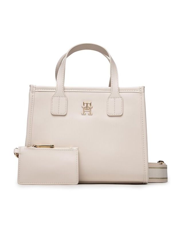 Tommy Hilfiger Tommy Hilfiger Дамска чанта Th City Summer Mini Tote AW0AW14875 Бежов